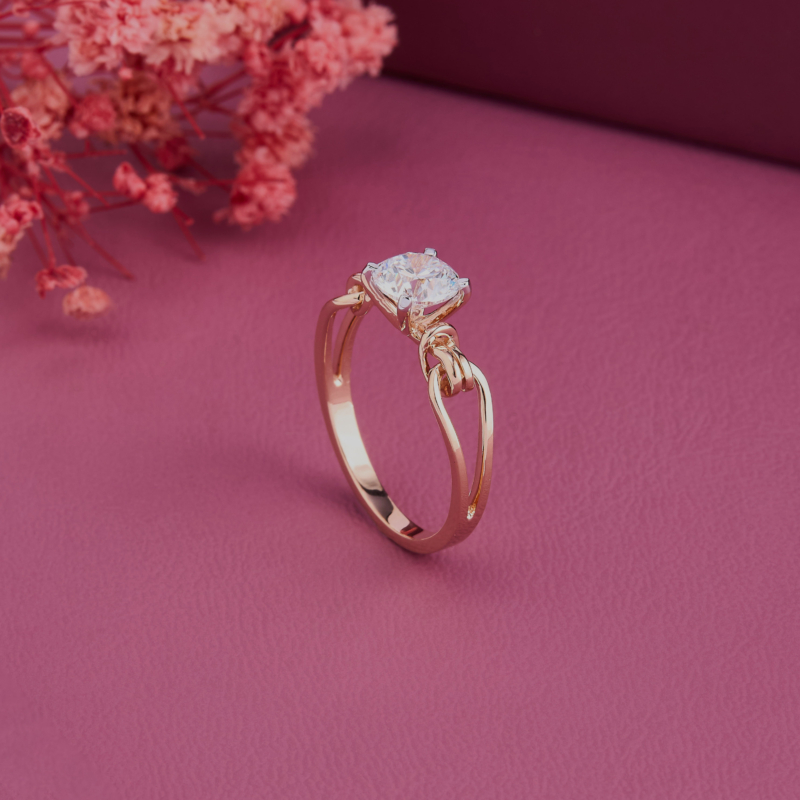 Bound by Love Solitaire Ring