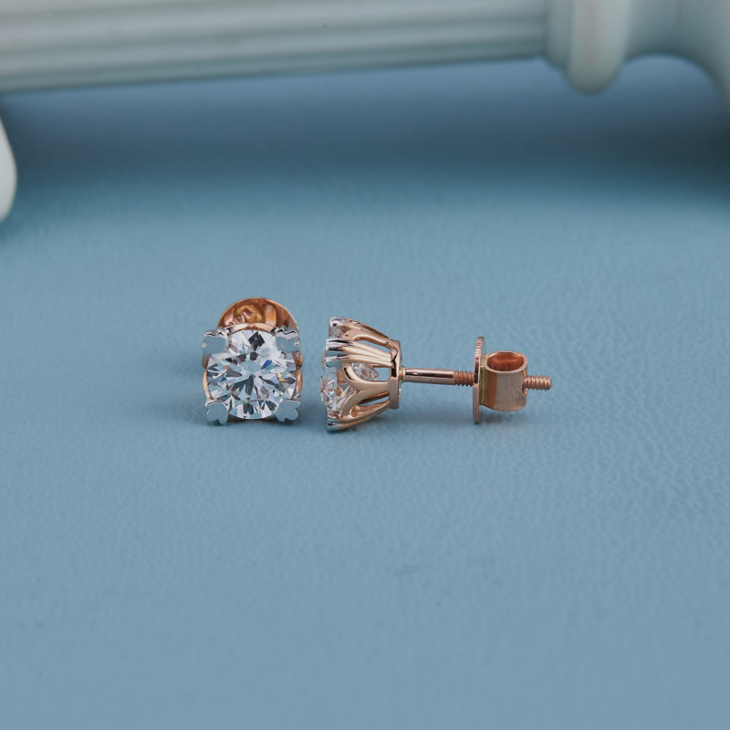 Luxe Solitaire Earrings
